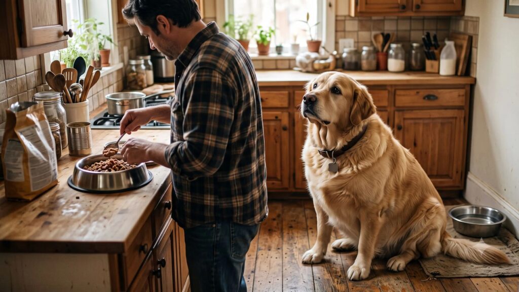 L'alimentació saludable per gossos, clau per a una vida saludable Un perro con cara de pena