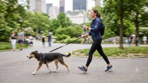 Un perro en el parque