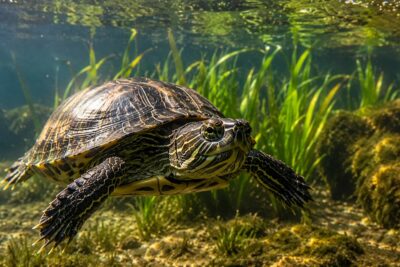 Fita d'esperança a la zoologia espanyola: un estudi amb drones confirma que hi ha 600 tortugues d'aigua dolça a les zones humides de Menorca